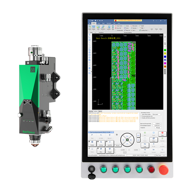 CNC Controller + Cutting Head - Flat Cutting - Low Power