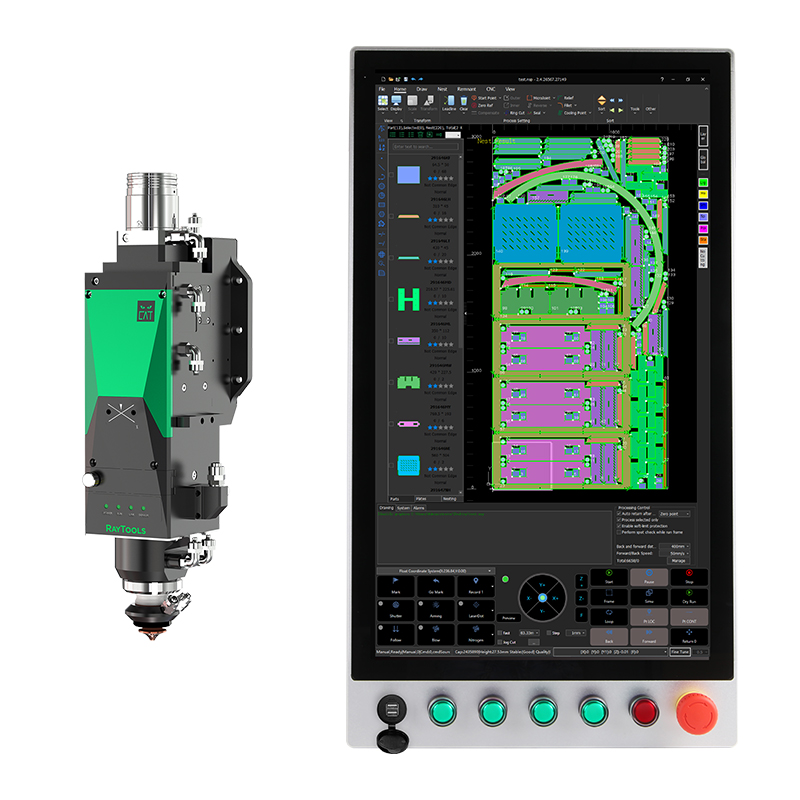 CNC Controller + Cutting Head - Flat Cutting - High Power