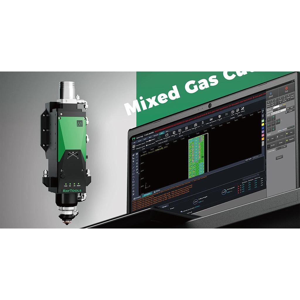 CNC Controller + Cutting Head - Flat Cutting - Mixed Gas
